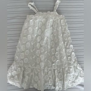 Janie And Jack - Girl’s White Sundress - Size 3T